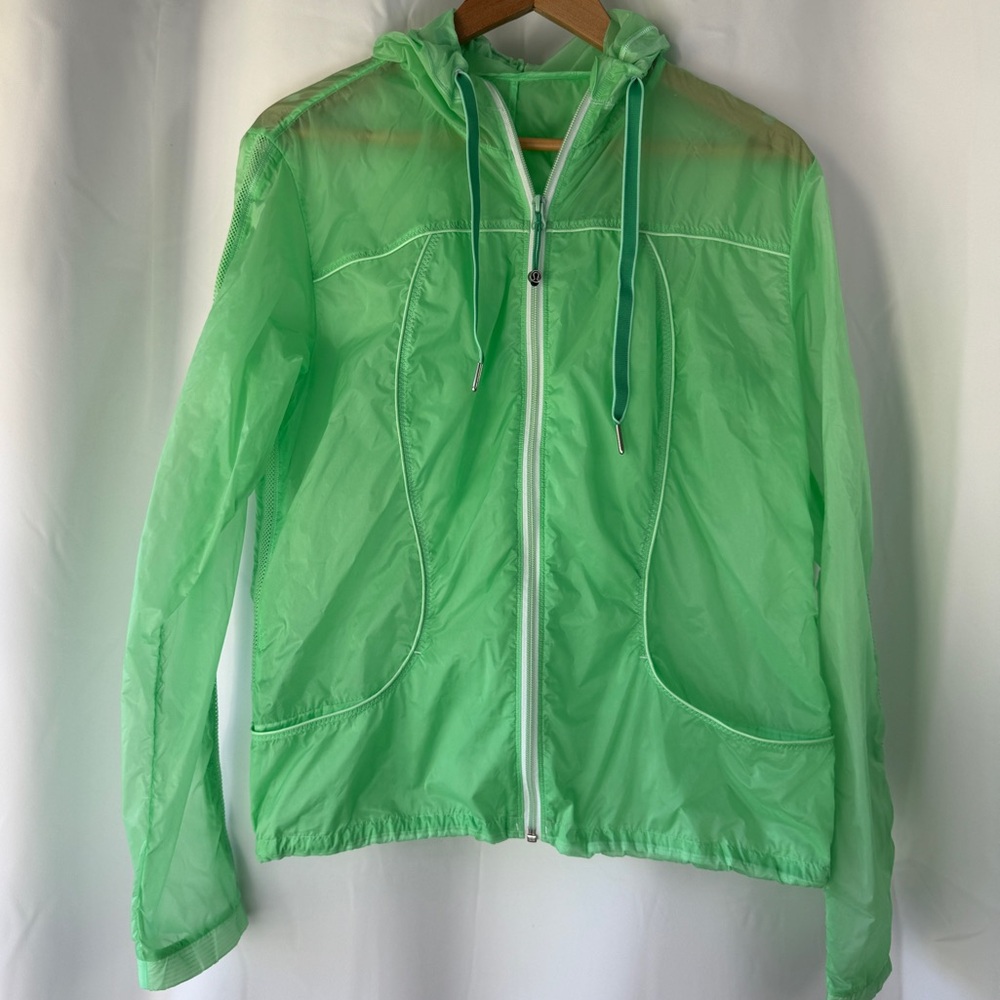 Lululemon Transparent-See Jacket
Fresh Teal / Very Green sz 12